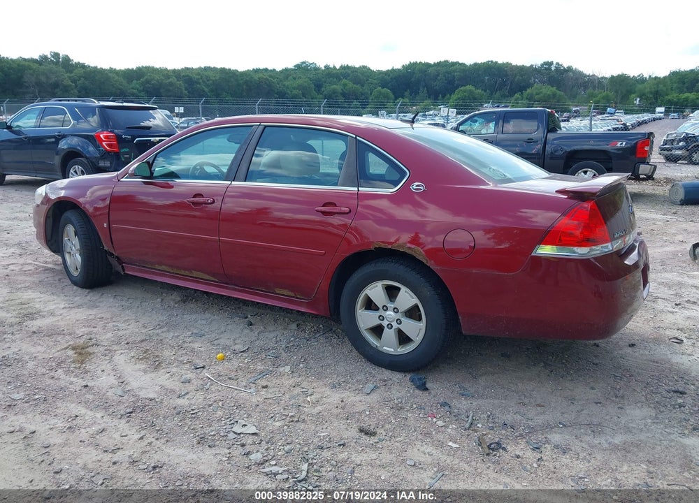 2009 CHEVROLET IMPALA LT VIN: 2G1WT57K591246896
