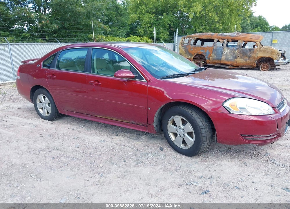 2009 CHEVROLET IMPALA LT VIN: 2G1WT57K591246896