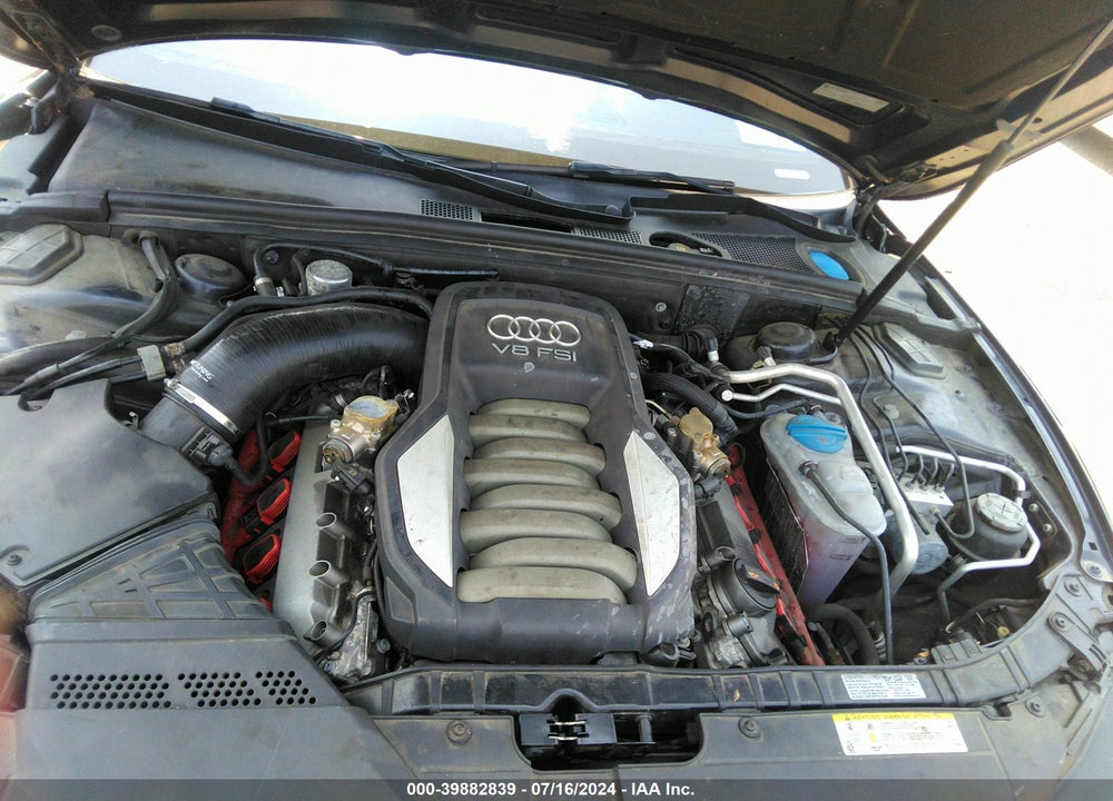 2012 AUDI S5 4.2 PREMIUM PLUS VIN: WAUVVAFR0CA003415