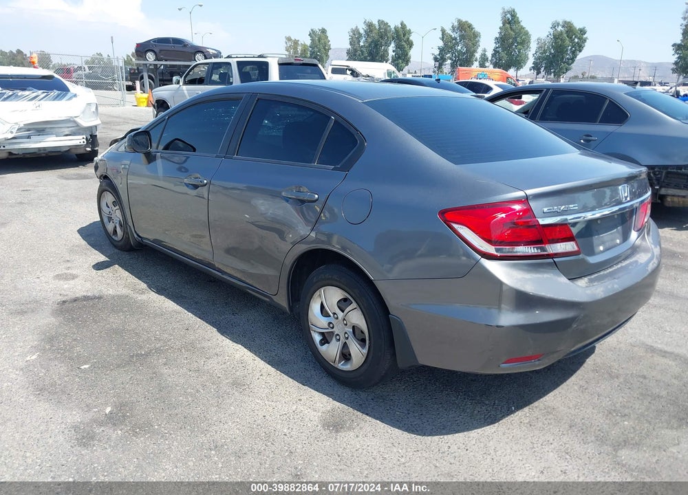 2013 HONDA CIVIC LX VIN: 19XFB2F58DE274370