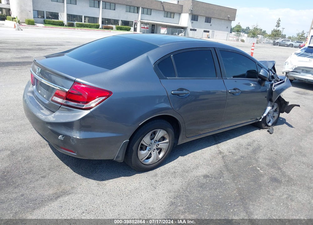 2013 HONDA CIVIC LX VIN: 19XFB2F58DE274370