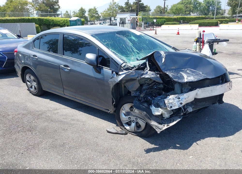 2013 HONDA CIVIC LX VIN: 19XFB2F58DE274370