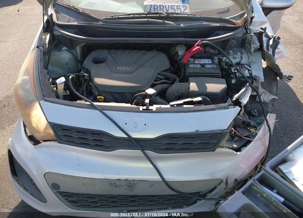 2013 KIA RIO LX VIN: KNADM5A30D6285097