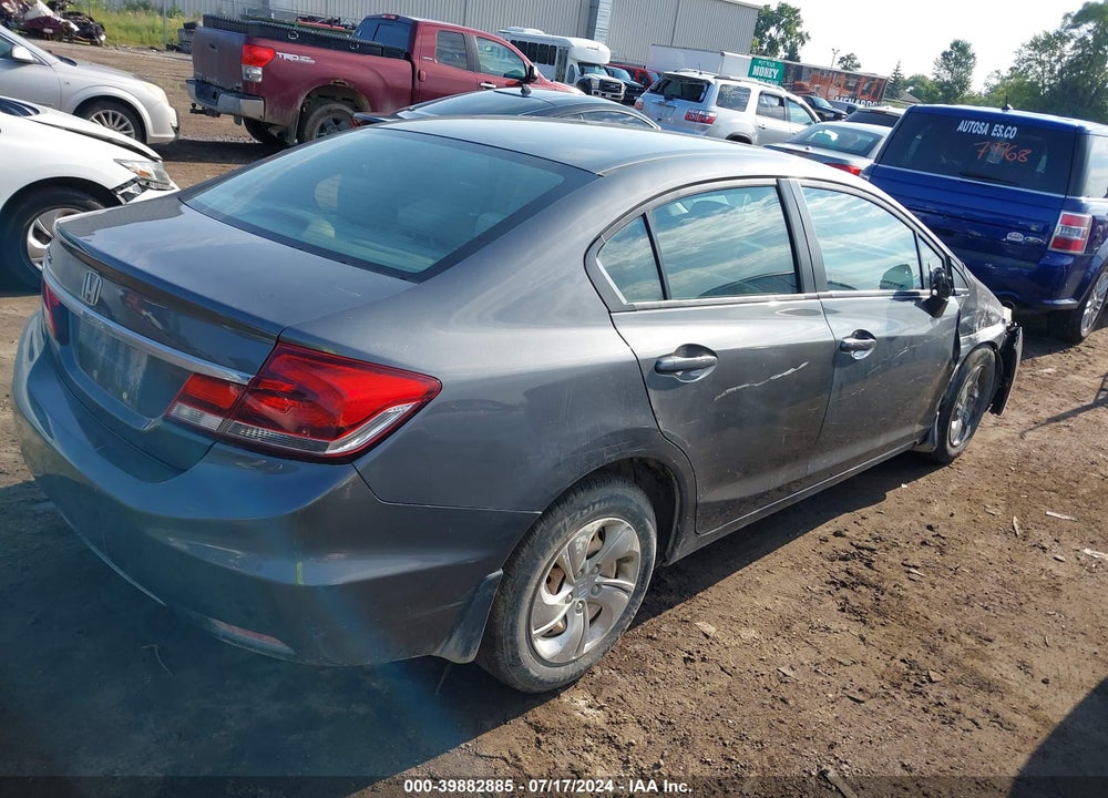 2013 HONDA CIVIC LX VIN: 19XFB2E58DE064496