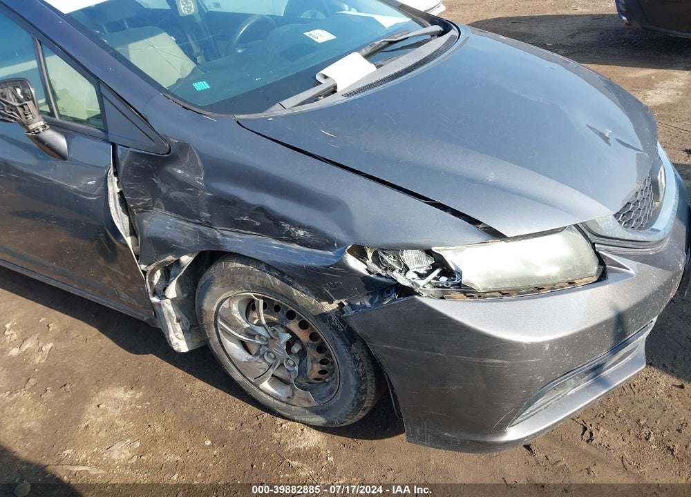 2013 HONDA CIVIC LX VIN: 19XFB2E58DE064496