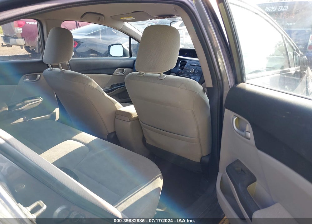 2013 HONDA CIVIC LX VIN: 19XFB2E58DE064496