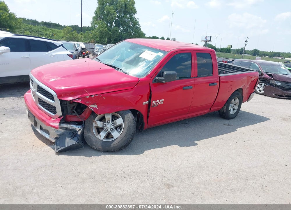 2019 RAM 1500 CLASSIC TRADESMAN QUAD CAB 4X2 6'4 BOX VIN: 1C6RR6FT1KS563087