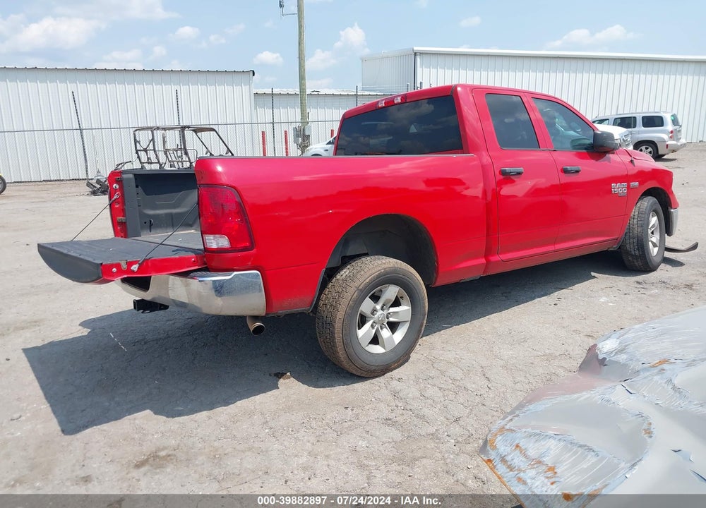 2019 RAM 1500 CLASSIC TRADESMAN QUAD CAB 4X2 6'4 BOX VIN: 1C6RR6FT1KS563087