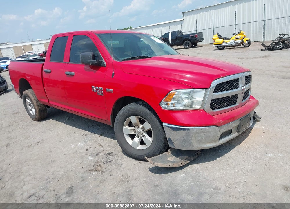 2019 RAM 1500 CLASSIC TRADESMAN QUAD CAB 4X2 6'4 BOX VIN: 1C6RR6FT1KS563087
