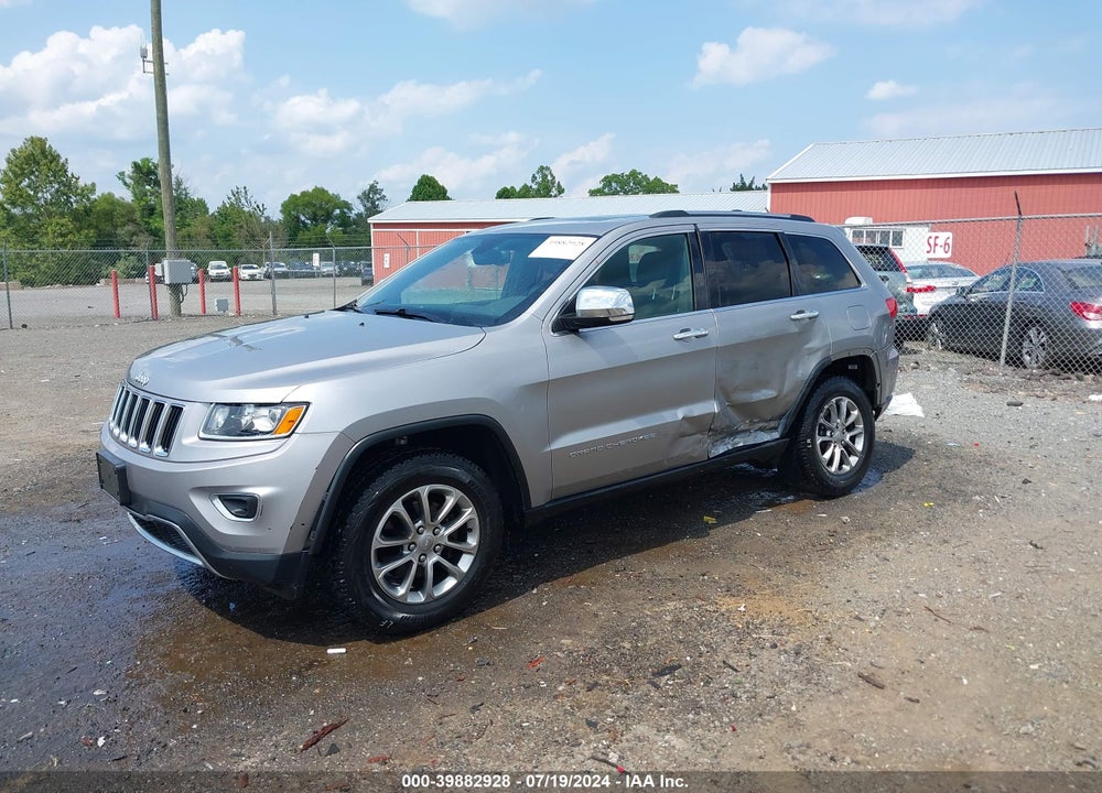 2016 JEEP GRAND CHEROKEE LIMITED VIN: 1C4RJFBG5GC421903