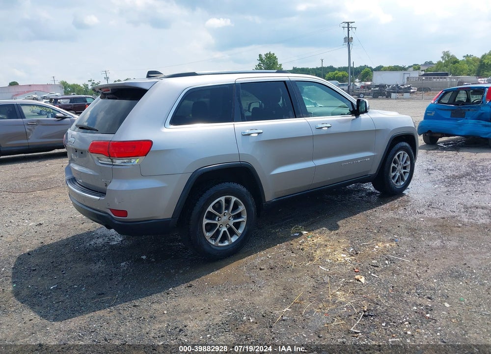 2016 JEEP GRAND CHEROKEE LIMITED VIN: 1C4RJFBG5GC421903