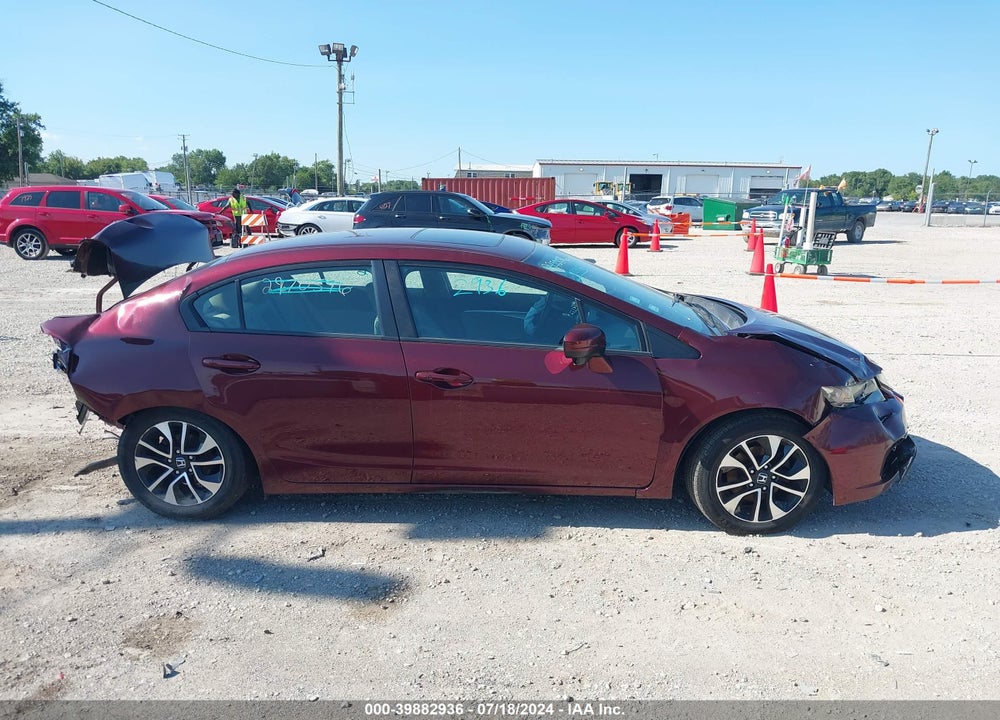 2014 HONDA CIVIC EX VIN: 19XFB2F83EE001218