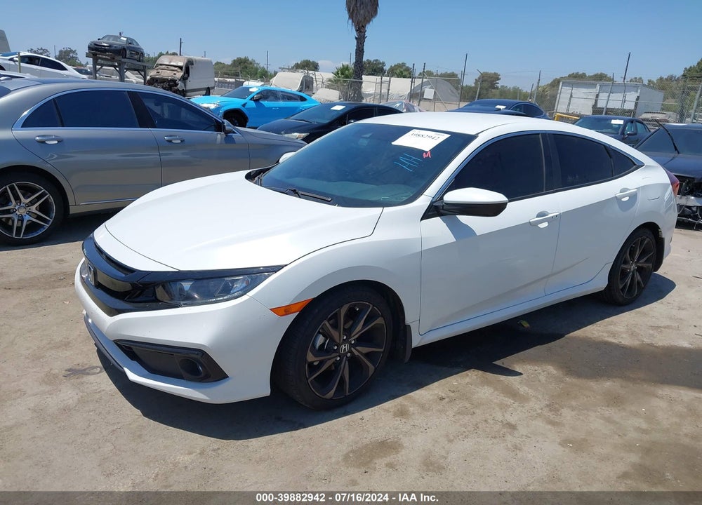 2020 HONDA CIVIC SPORT VIN: 19XFC2F82LE007411