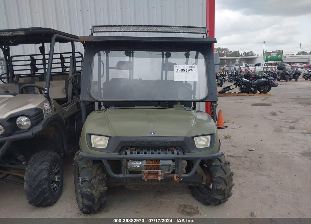 2009 POLARIS RANGER CREW/700 EFI VIN: 4XAWH68A192716076