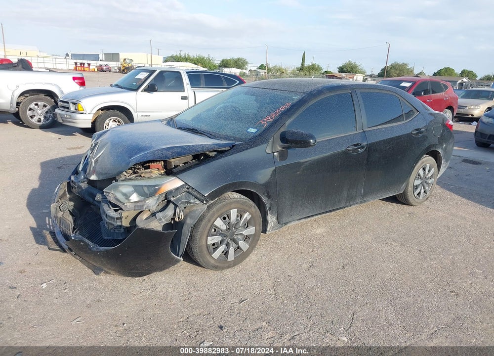 2015 TOYOTA COROLLA LE VIN: 5YFBURHEXFP240849