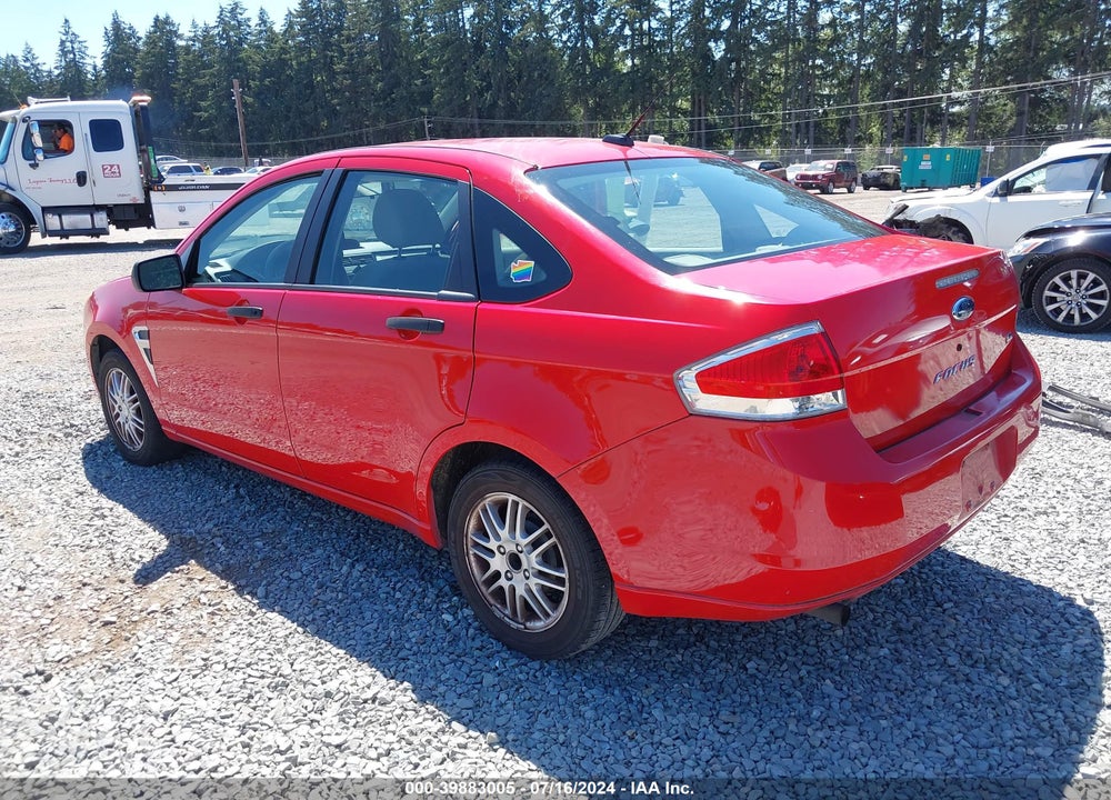 2008 FORD FOCUS SE/SES VIN: 1FAHP35N68W116175