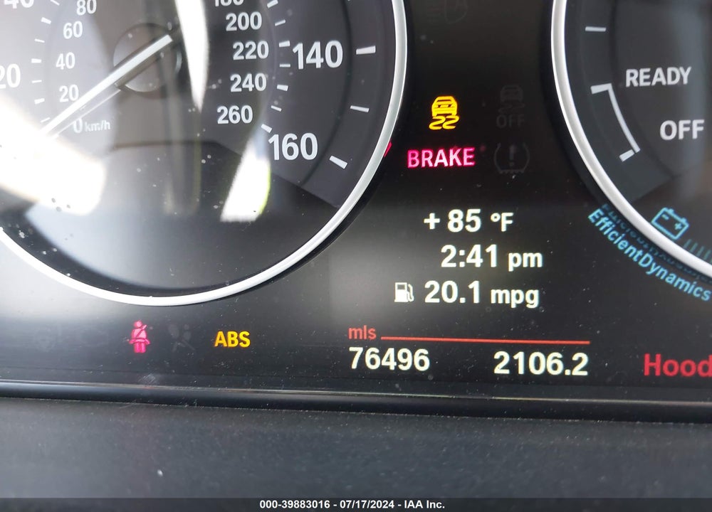 2012 BMW 328I VIN: WBA3C1C57CF431984