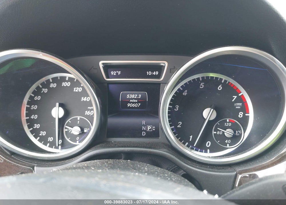 2015 MERCEDES-BENZ ML 350 VIN: 4JGDA5JB4FA464435