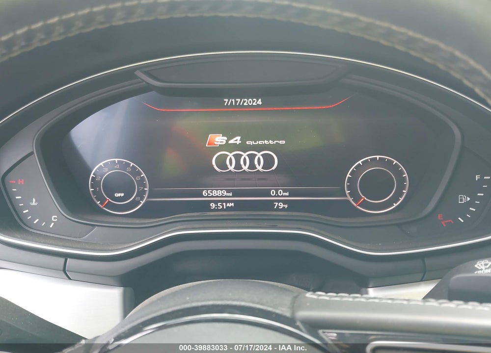 2018 AUDI S4 3.0T PREMIUM PLUS VIN: WAUB4AF43JA015291