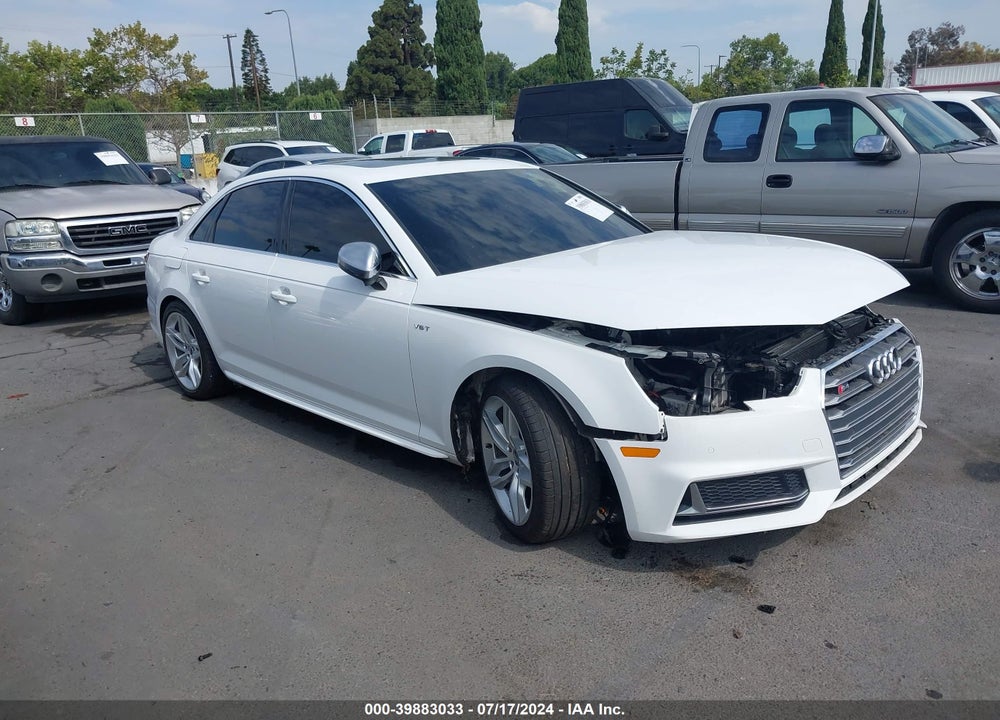 2018 AUDI S4 3.0T PREMIUM PLUS VIN: WAUB4AF43JA015291