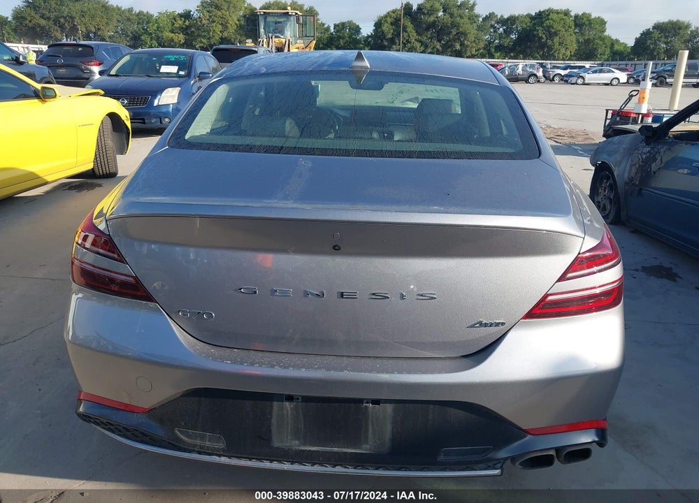 2023 GENESIS G70 2.0T AWD VIN: KMTG34TA0PU122833