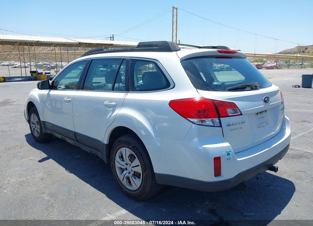 2014 SUBARU OUTBACK 2.5I VIN: 4S4BRBAC7E1233423