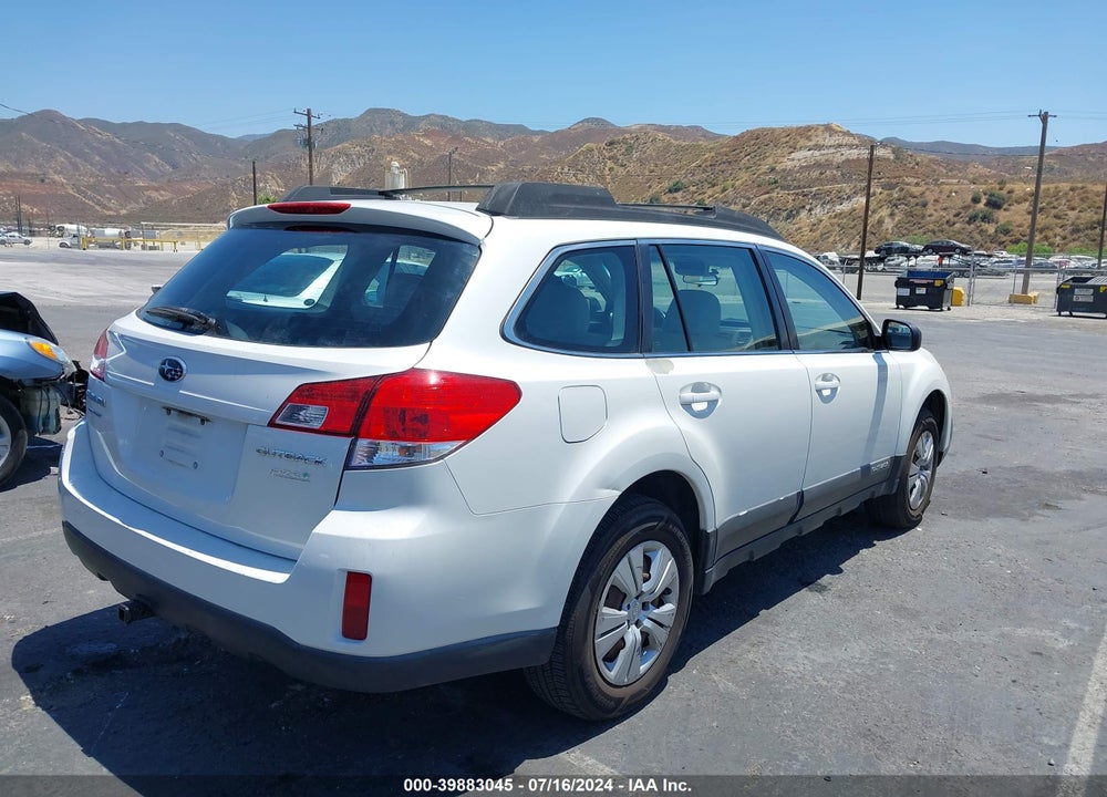 2014 SUBARU OUTBACK 2.5I VIN: 4S4BRBAC7E1233423