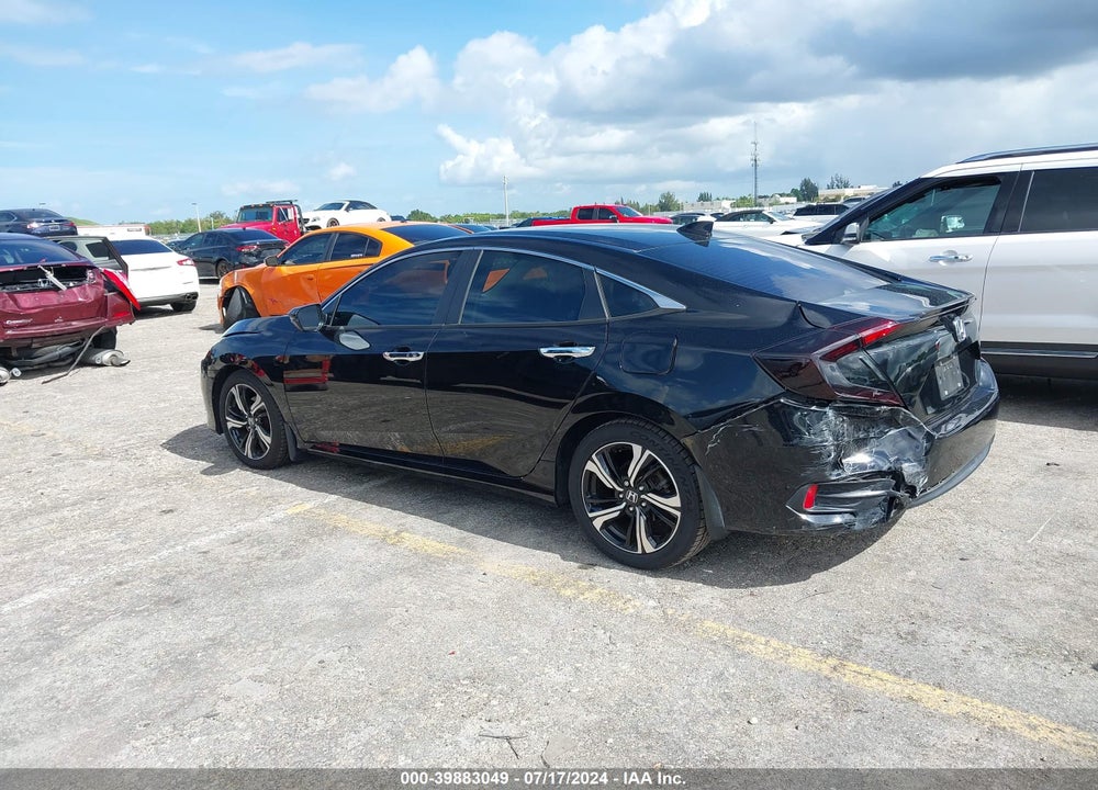 2016 HONDA CIVIC TOURING VIN: 19XFC1F95GE021523