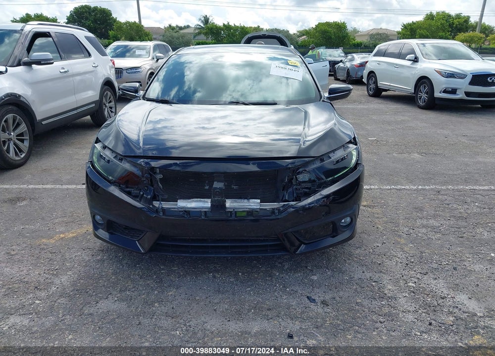2016 HONDA CIVIC TOURING VIN: 19XFC1F95GE021523