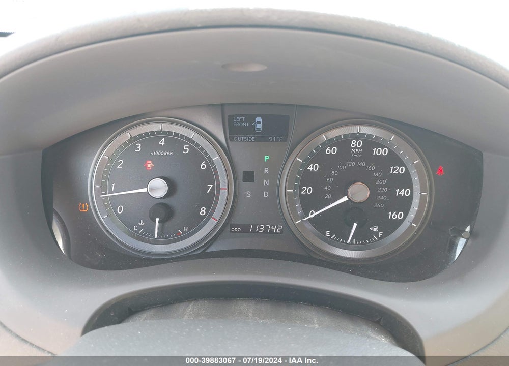 2008 LEXUS ES 350 VIN: JTHBJ46G082194495