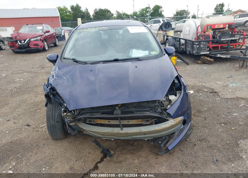 2016 FORD FIESTA SE VIN: 3FADP4BJXGM107094