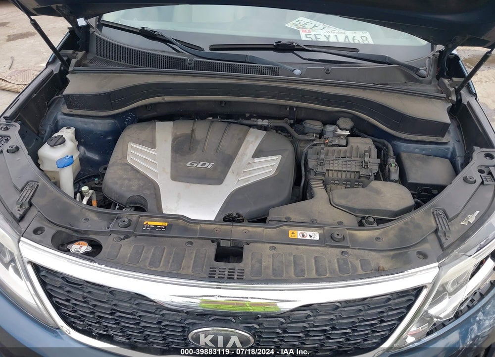 2014 KIA SORENTO EX V6 VIN: 5XYKU4A73EG472128