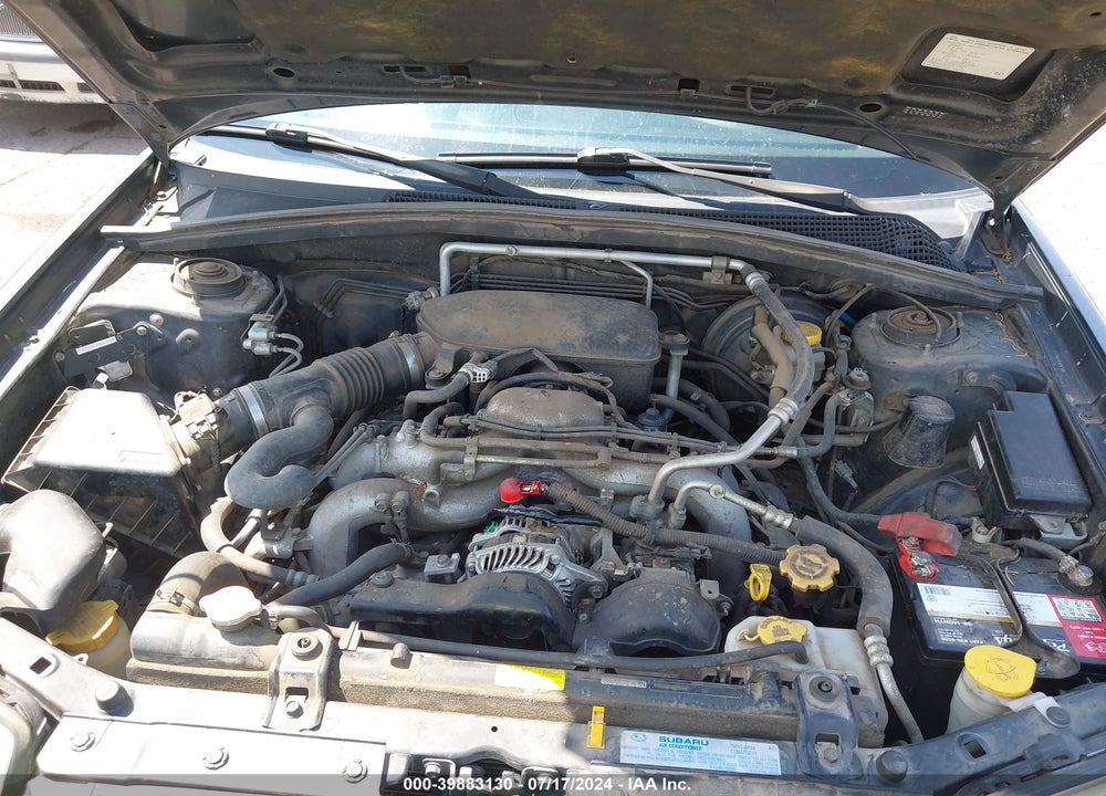 2008 SUBARU FORESTER 2.5X VIN: JF1SG63638H708351