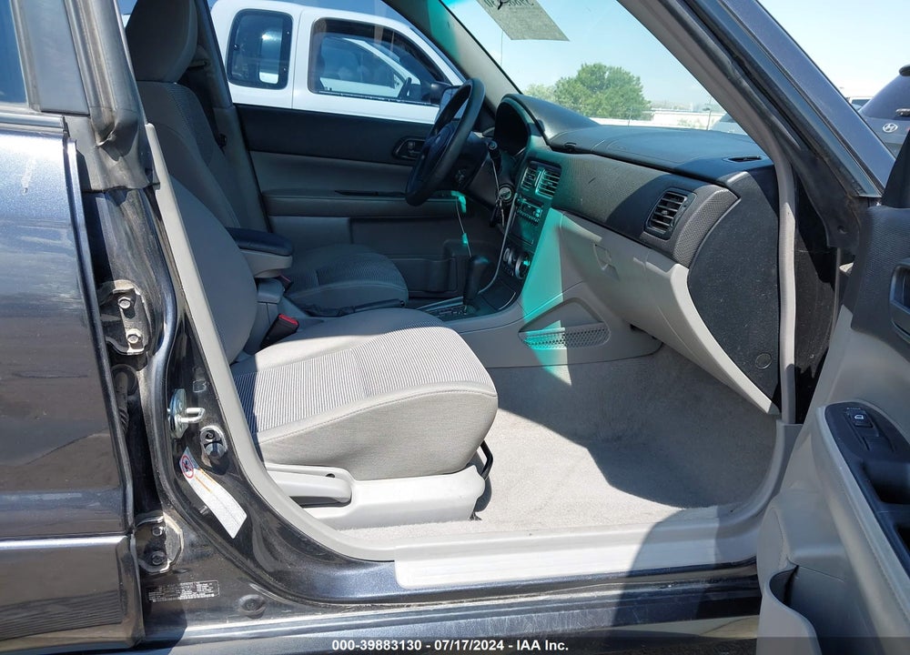 2008 SUBARU FORESTER 2.5X VIN: JF1SG63638H708351