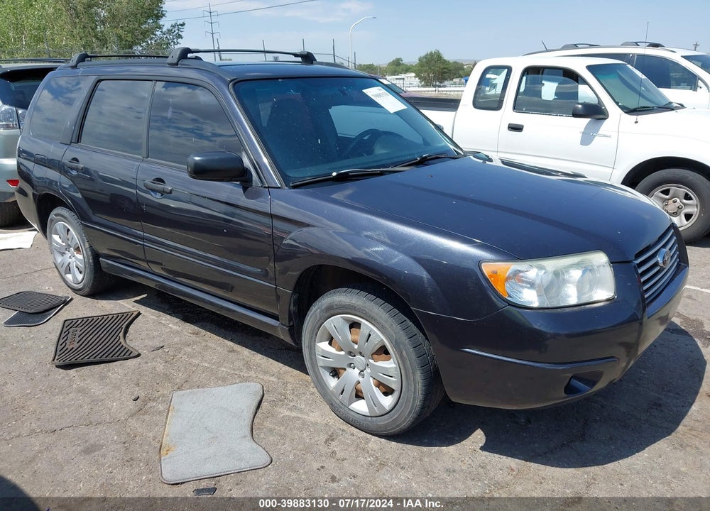 2008 SUBARU FORESTER 2.5X VIN: JF1SG63638H708351
