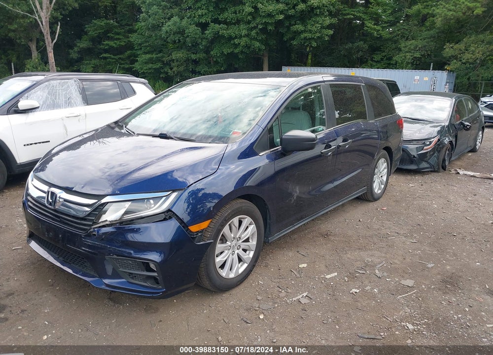 2020 HONDA ODYSSEY LX VIN: 5FNRL6H22LB026547