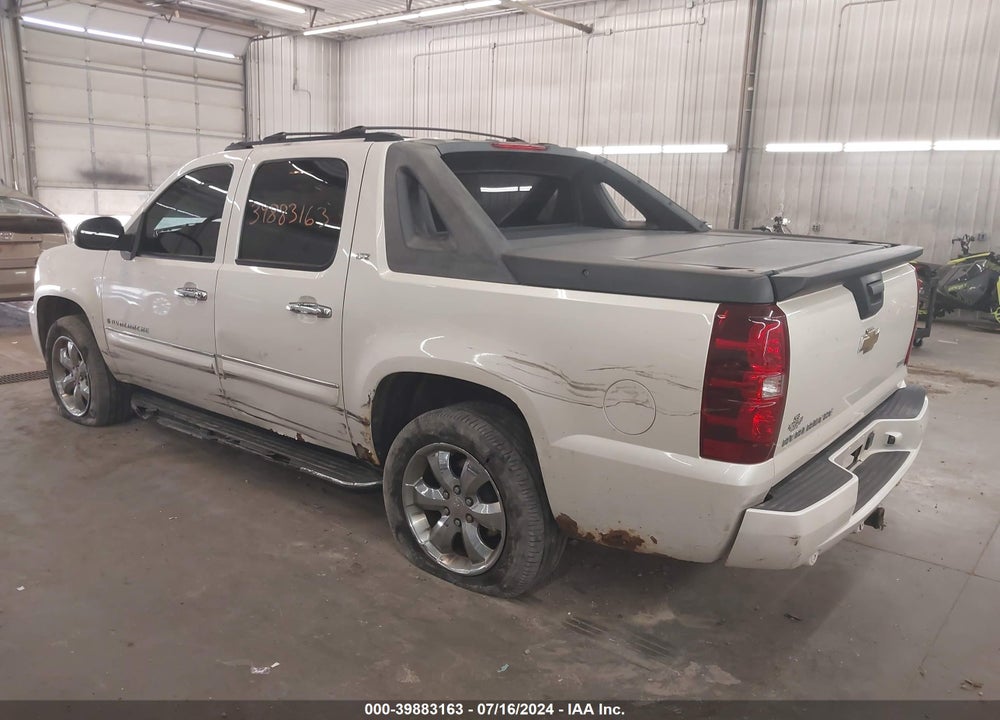 2008 CHEVROLET AVALANCHE 1500 LTZ VIN: 3GNFK12358G189437
