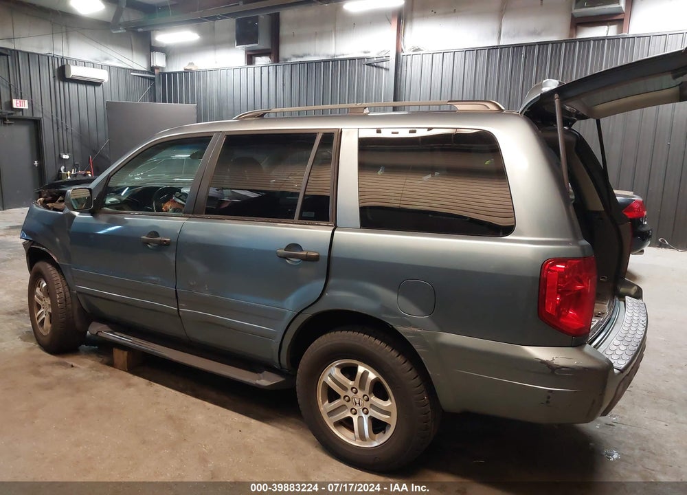 2005 HONDA PILOT EX-L VIN: 2HKYF18735H542471