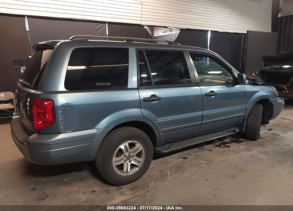 2005 HONDA PILOT EX-L VIN: 2HKYF18735H542471