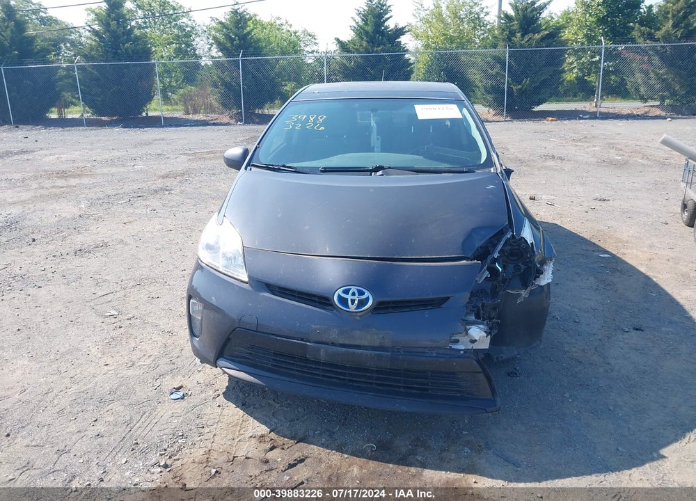 2015 TOYOTA PRIUS THREE VIN: JTDKN3DU3F0417999
