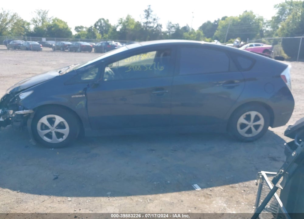 2015 TOYOTA PRIUS THREE VIN: JTDKN3DU3F0417999