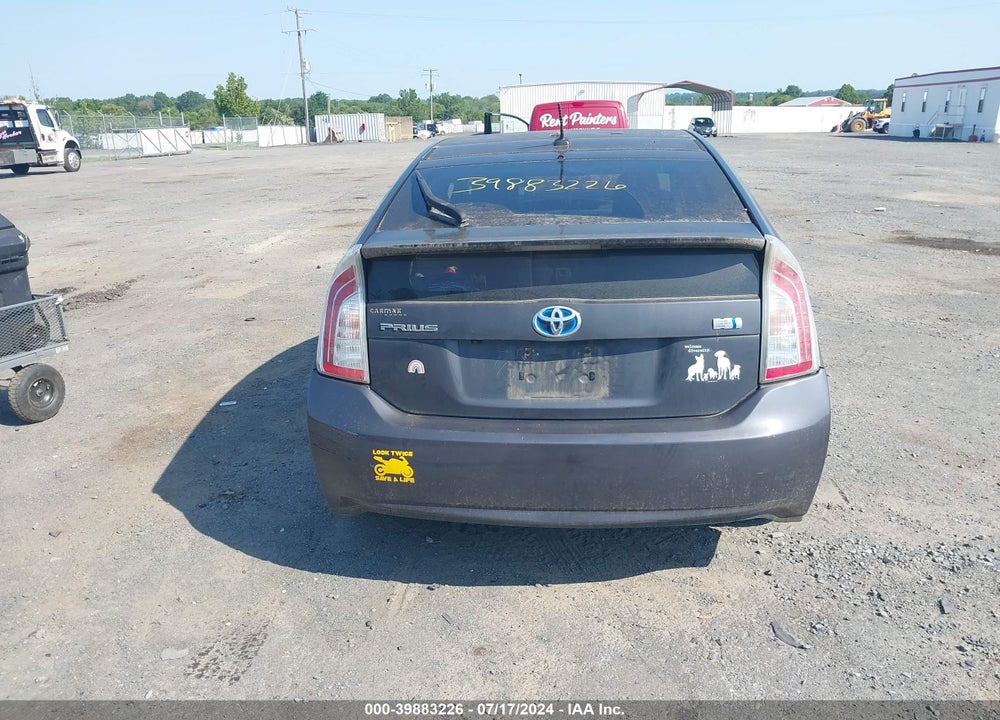 2015 TOYOTA PRIUS THREE VIN: JTDKN3DU3F0417999