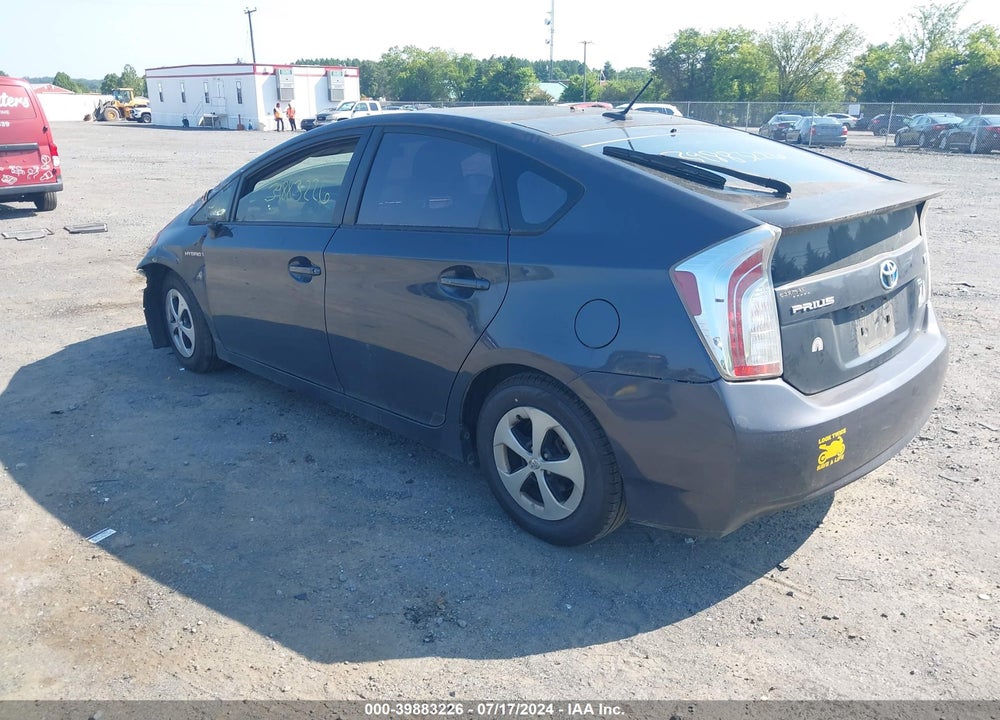 2015 TOYOTA PRIUS THREE VIN: JTDKN3DU3F0417999