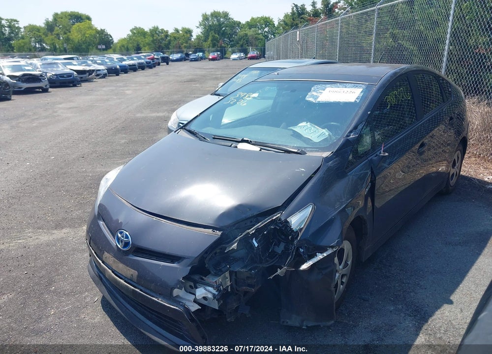 2015 TOYOTA PRIUS THREE VIN: JTDKN3DU3F0417999