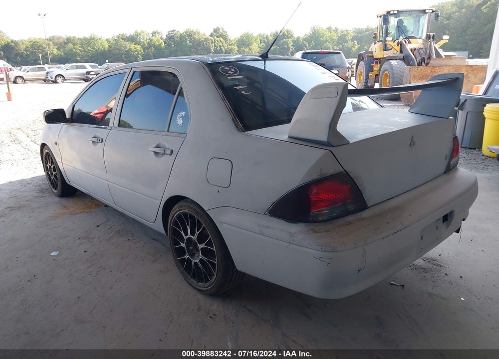 2002 MITSUBISHI LANCER ES VIN: JA3AJ26E82U072672