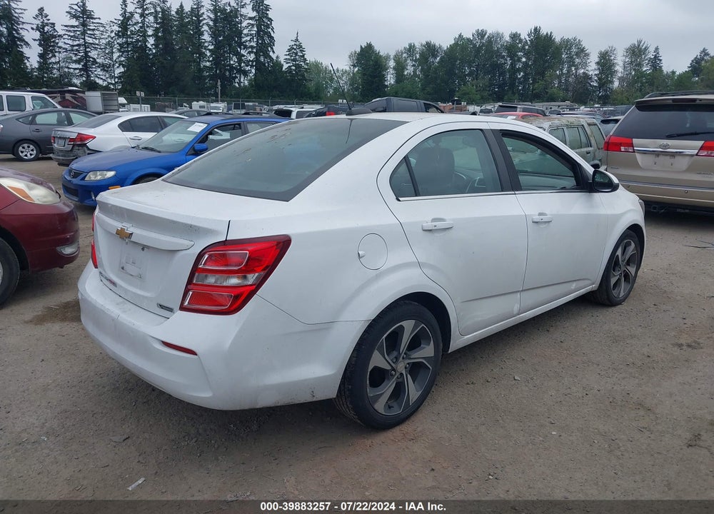 2018 CHEVROLET SONIC PREMIER AUTO VIN: 1G1JF5SB1J4105504