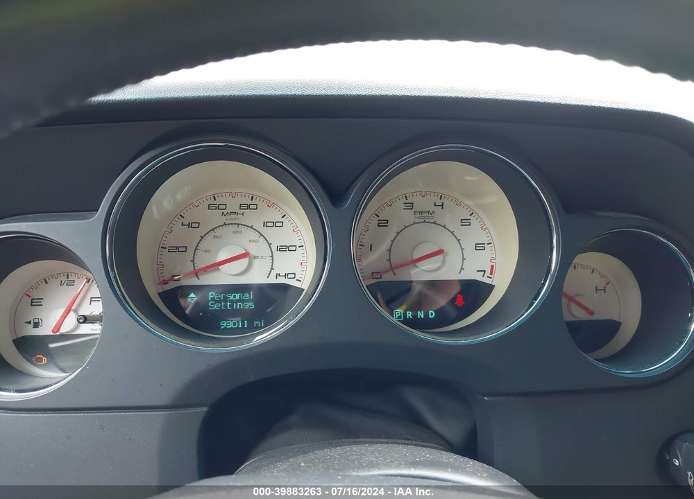 2012 DODGE CHALLENGER SXT VIN: 2C3CDYAG5CH292082