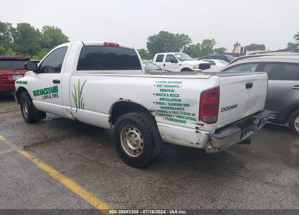 2004 DODGE RAM 1500 ST VIN: 1D7HA16D04J124906