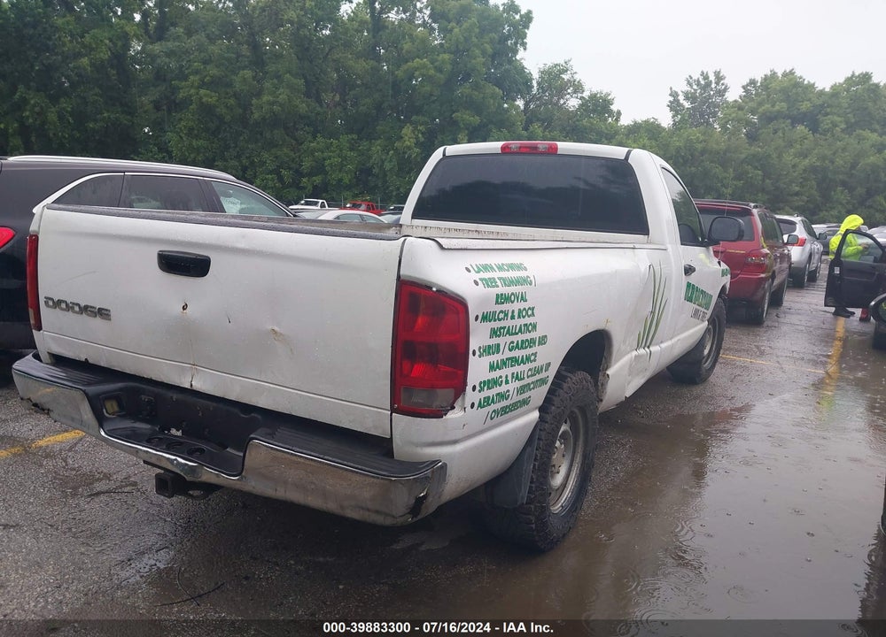 2004 DODGE RAM 1500 ST VIN: 1D7HA16D04J124906