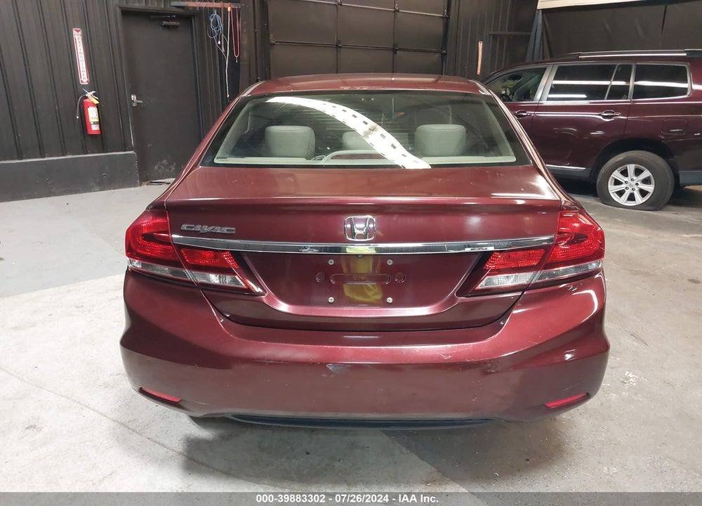 2013 HONDA CIVIC LX VIN: 19XFB2F5XDE219662